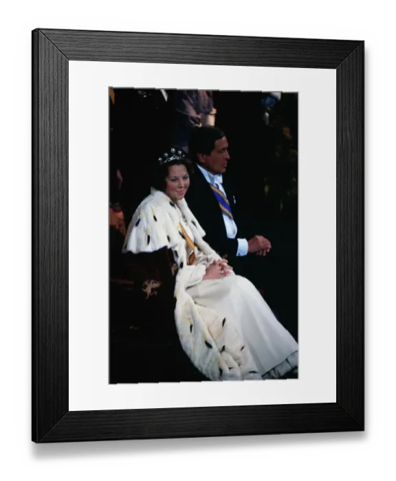 Framed Print : Queen Beatrix and Prince Claus Framed Print : Queen Beatrix and Prince Claus