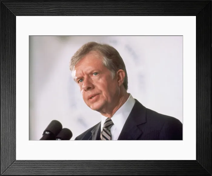 Framed Print : President Carter Addresses the Nation Framed Print : President Carter Addresses the Nation