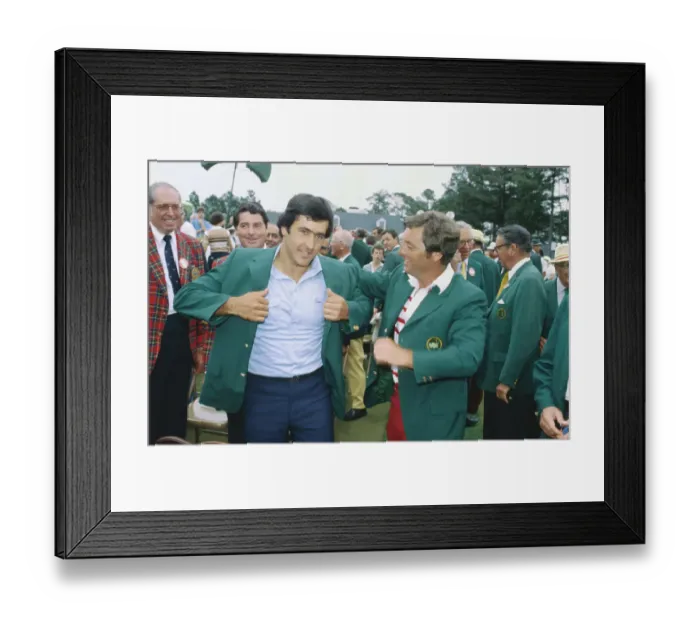 Framed Print : Seve Ballesteros Wearing Green Coat Framed Print : Seve Ballesteros Wearing Green Coat