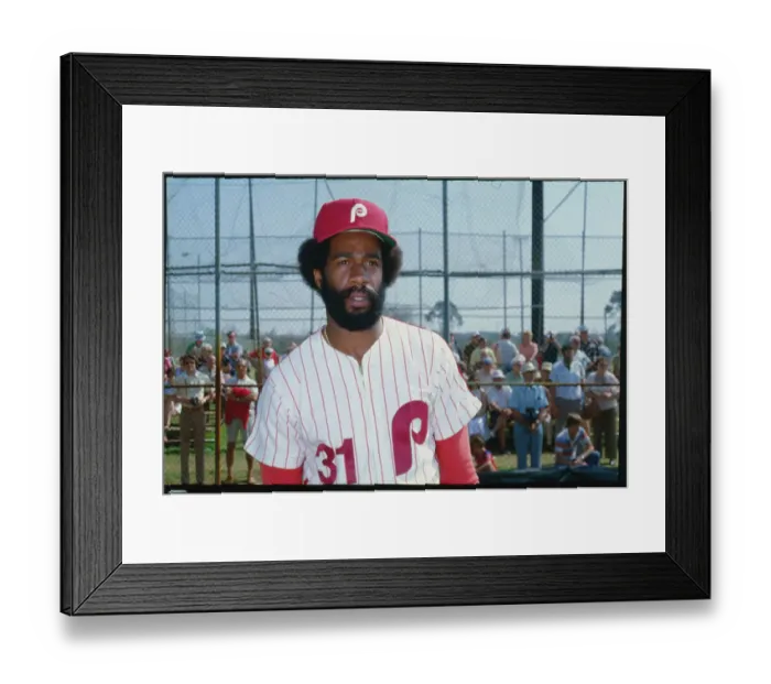 Framed Print : Gary Maddox of the Philadelphia Phillies Framed Print : Gary Maddox of the Philadelphia Phillies
