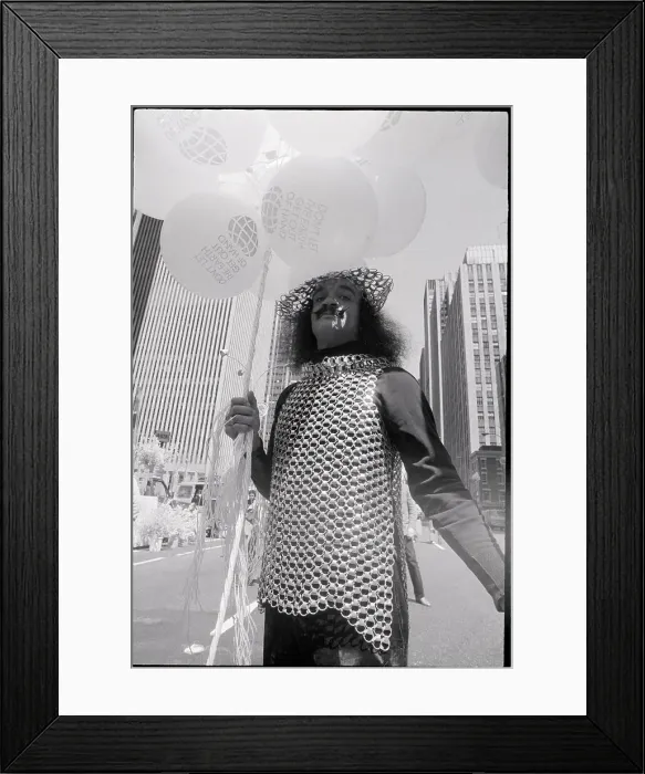 Framed Print : Man Wearing Pop-Top Tab Vest