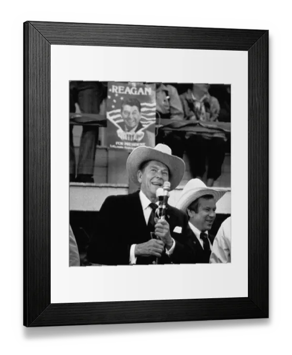 Framed Print : Ronald Reagan Giving a Speech Framed Print : Ronald Reagan Giving a Speech