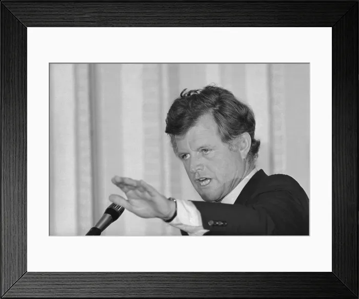 Framed Print : Edward M. Kennedy Expressing No Deal Framed Print : Edward M. Kennedy Expressing No Deal