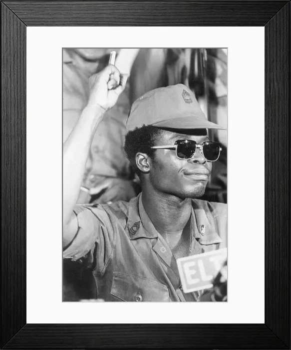 Framed Print : Liberian Coup Leader Samuel Doe Framed Print : Liberian Coup Leader Samuel Doe