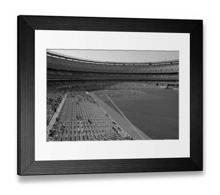 Framed Print : Huge Stadium Sparsely Populated Framed Print : Huge Stadium Sparsely Populated