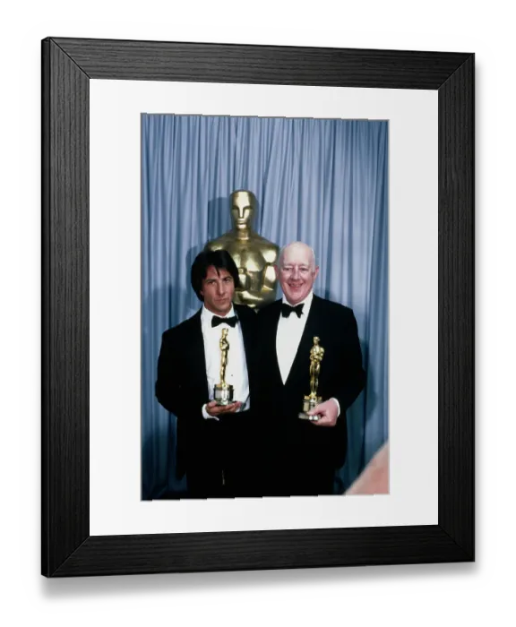 Framed Print : Dustin Hoffman And Alec Guinness Framed Print : Dustin Hoffman And Alec Guinness