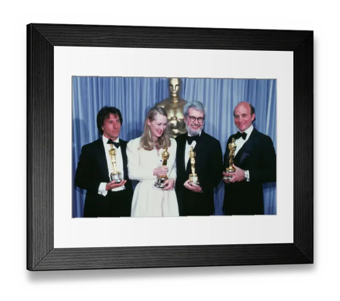 Framed Print : Actors Holding Academy Awards Framed Print : Actors Holding Academy Awards