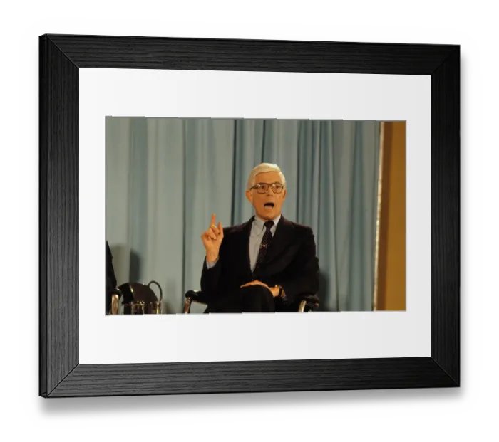 Framed Print : Representative John Anderson Speaking Framed Print : Representative John Anderson Speaking