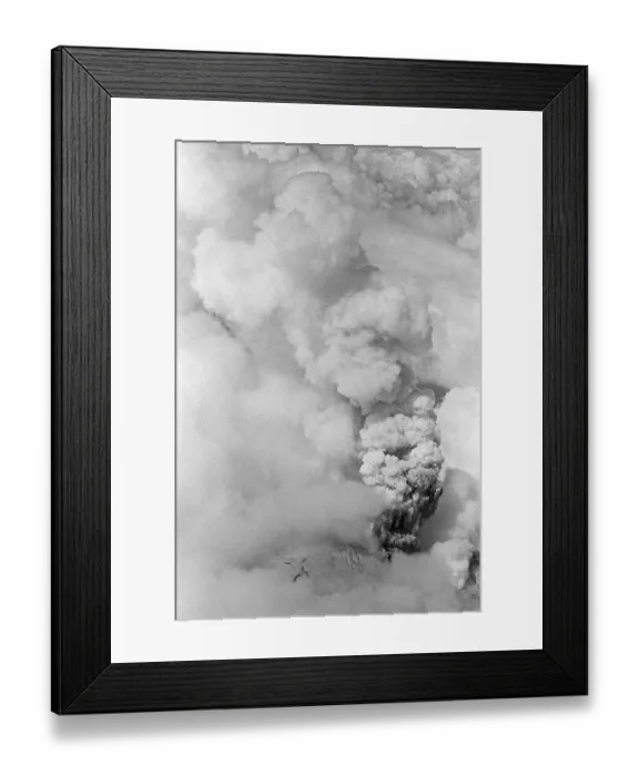 Framed Print : Aerial Of Mt. St. Helens Ash Cloud Framed Print : Aerial Of Mt. St. Helens Ash Cloud
