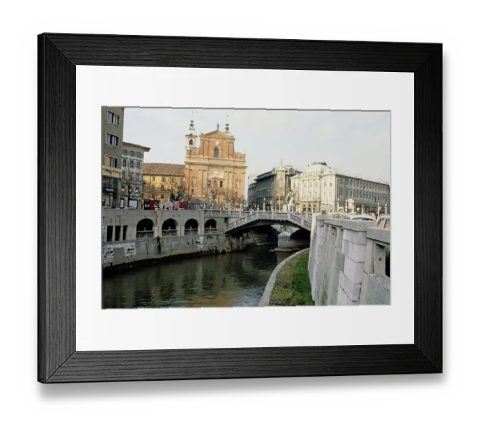 Framed Print : Triple Bridge, Ljubljana Framed Print : Triple Bridge, Ljubljana