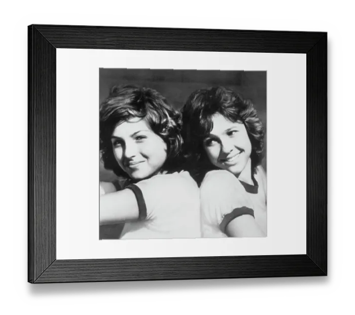 Framed Print : Tatum O'Neal and Kristy McNichol Framed Print : Tatum O'Neal and Kristy McNichol