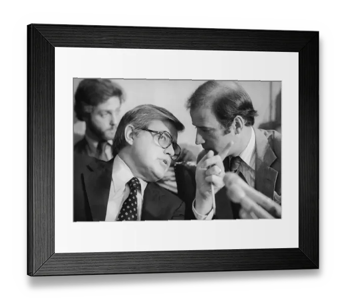 Framed Print : Senator Joe Biden and Senator Frank Church Framed Print : Senator Joe Biden and Senator Frank Church