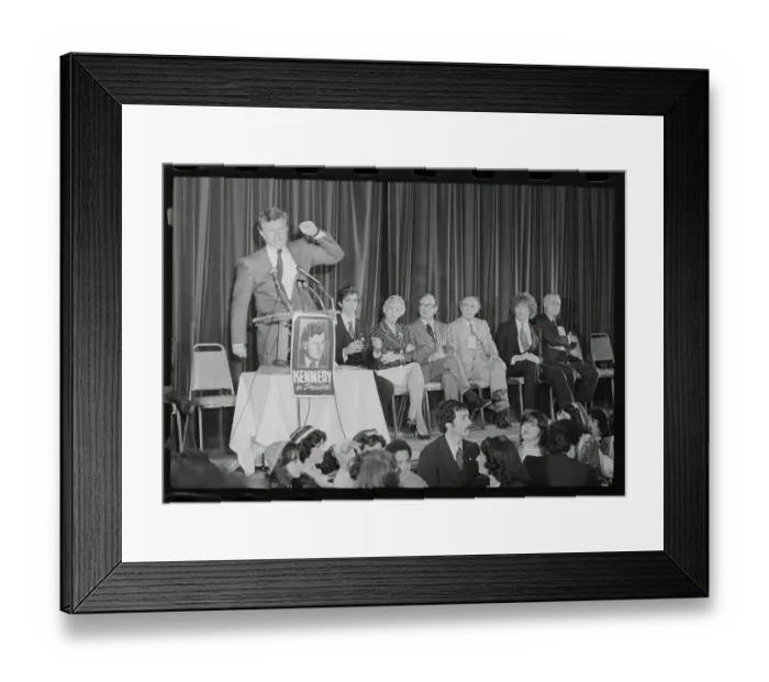 Framed Print : Edward M. Kennedy Speaking to the Greek Community Framed Print : Edward M. Kennedy Speaking to the Greek Community