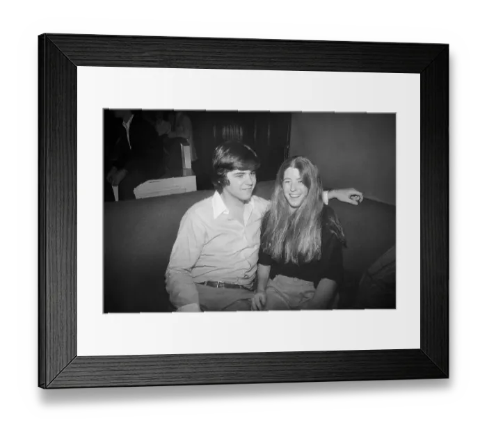 Framed Print : Kennedy Cousins Seated At Disco Lounge Framed Print : Kennedy Cousins Seated At Disco Lounge