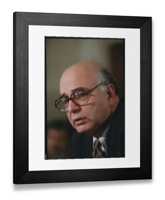 Framed Print : Paul Volcker Looking Worried Framed Print : Paul Volcker Looking Worried