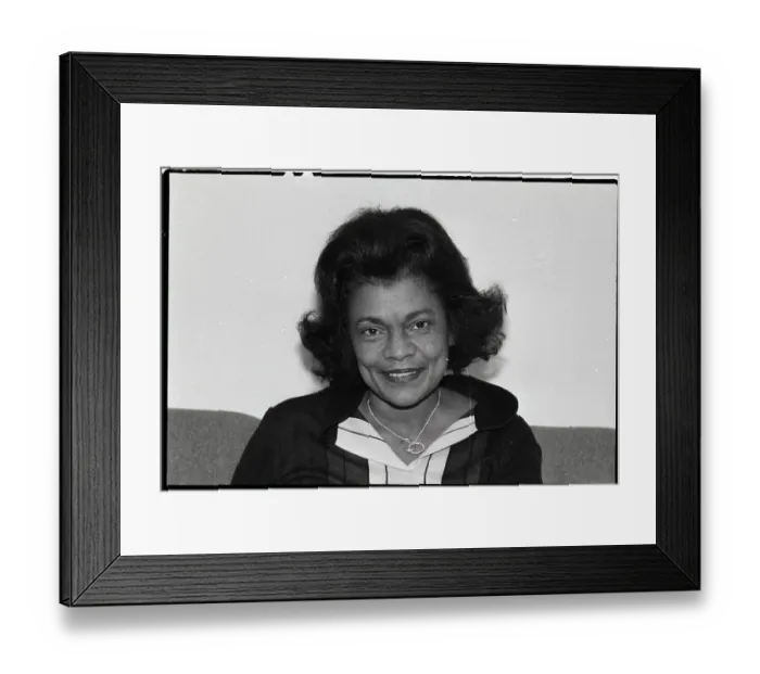 Framed Print : Ernesta Procope, Black Woman;Headshoulde Framed Print : Ernesta Procope, Black Woman;Headshoulde