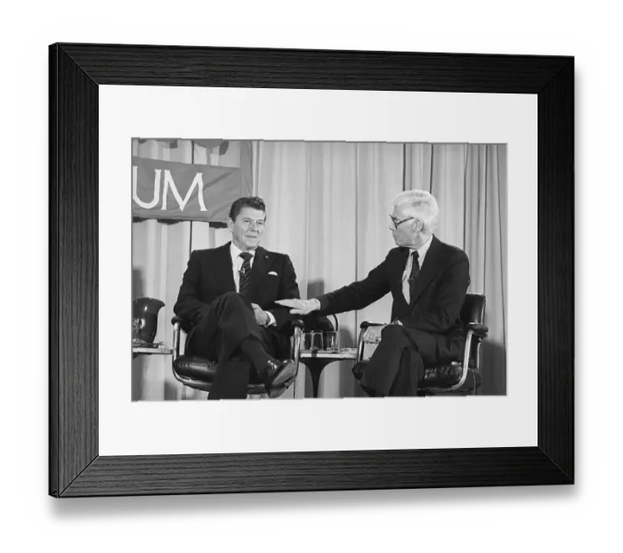 Framed Print : John Anderson and Ronald Reagan Framed Print : John Anderson and Ronald Reagan