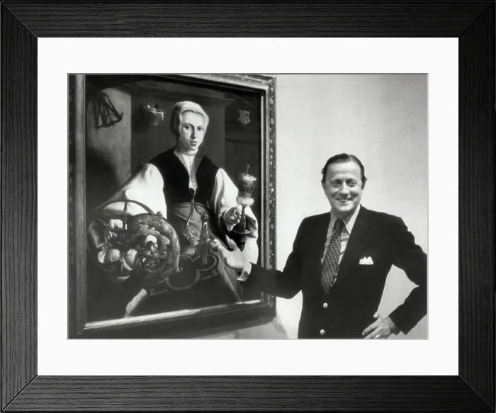 Framed Print : Baron Hans Thyssen-Bornemisza Framed Print : Baron Hans Thyssen-Bornemisza