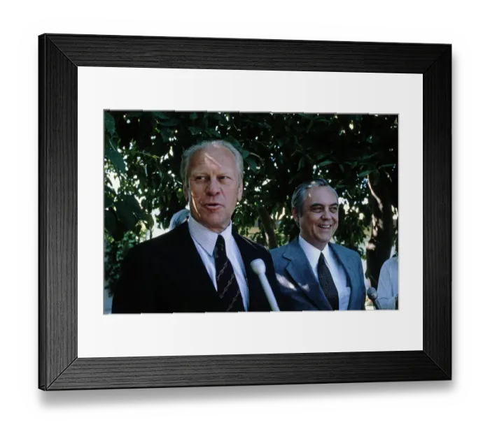 Framed Print : Gerald Ford And John Sears Framed Print : Gerald Ford And John Sears