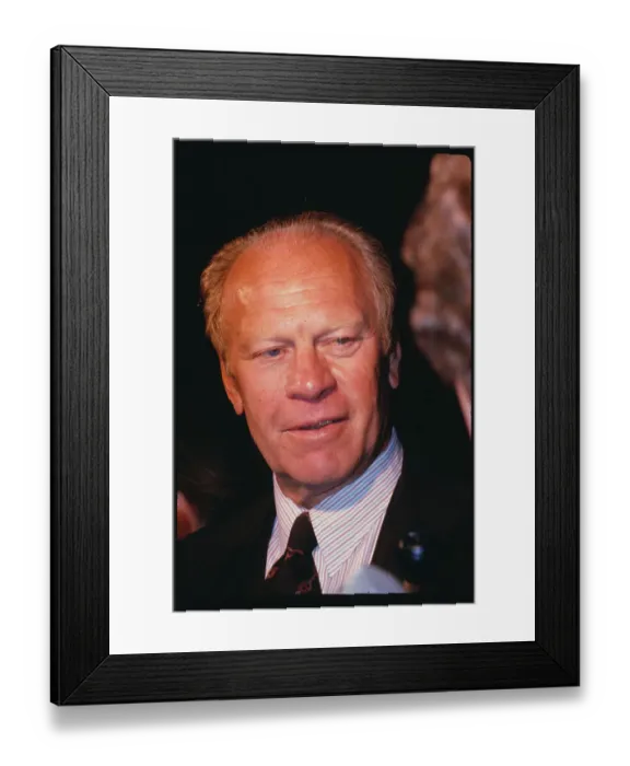 Framed Print : Portrait of Gerald Ford Framed Print : Portrait of Gerald Ford