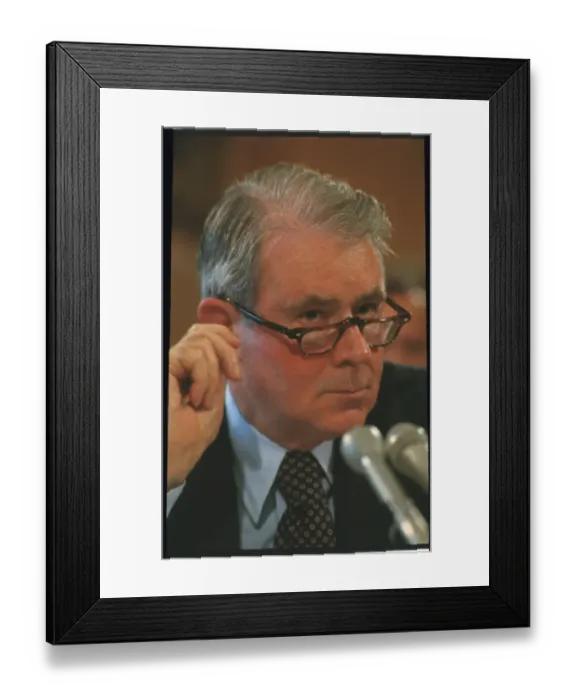 Framed Print : Cyrus Vance Gesturing at Senate Hearing Framed Print : Cyrus Vance Gesturing at Senate Hearing