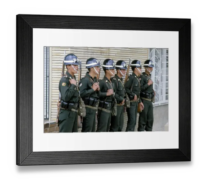 Framed Print : Dominican Republic Embassy Siege Framed Print : Dominican Republic Embassy Siege