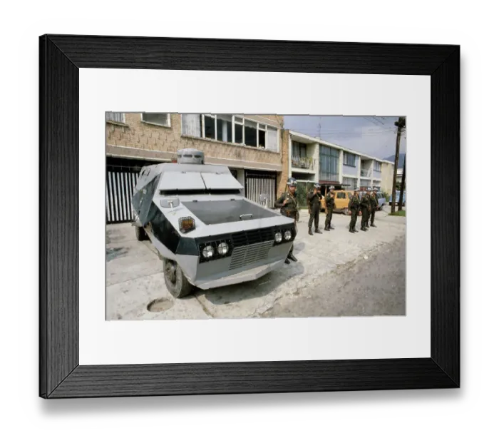 Framed Print : Dominican Republic Embassy Siege Framed Print : Dominican Republic Embassy Siege