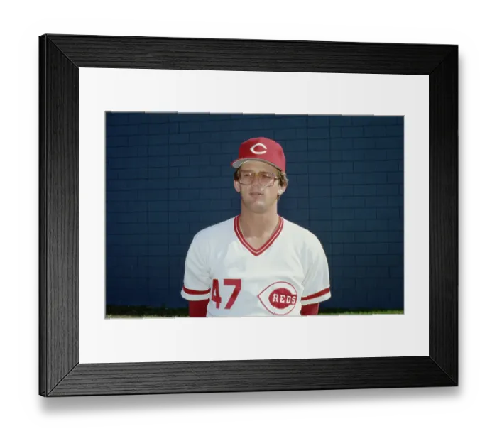 Framed Print : Tom Hume. American baseball player Tom Hume, the Cincinnati Reds relief pitcher Framed Print : Tom Hume. American baseball player Tom Hume, the Cincinnati Reds relief pitcher