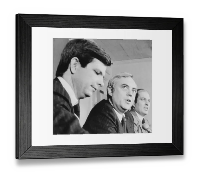 Framed Print : Three Men Fired by Ronald Reagan