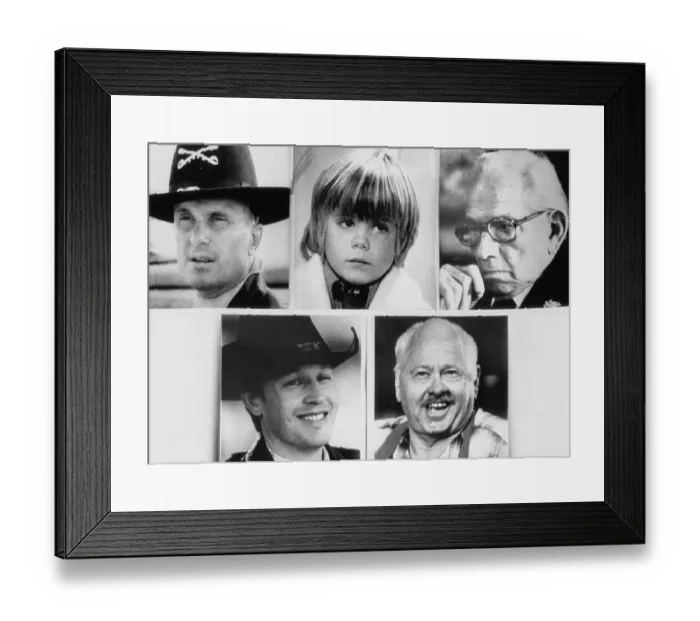 Framed Print : Oscar-Nominated Supporting Actors of 1980 Framed Print : Oscar-Nominated Supporting Actors of 1980