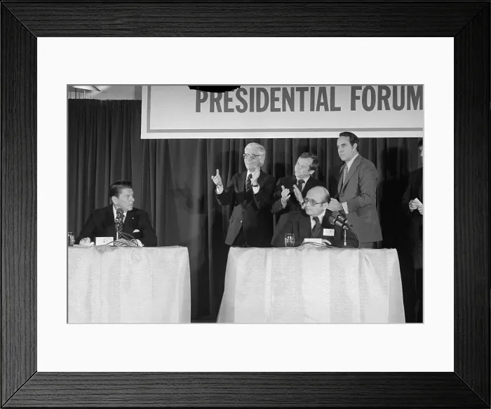 Framed Print : Ronald Reagan Looking Angry Framed Print : Ronald Reagan Looking Angry