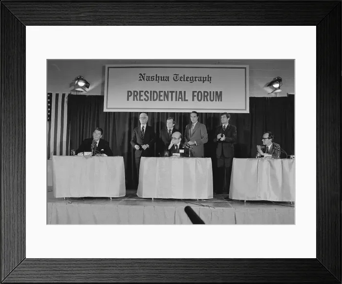 Framed Print : Republican Presidential Candidates at Debate Framed Print : Republican Presidential Candidates at Debate