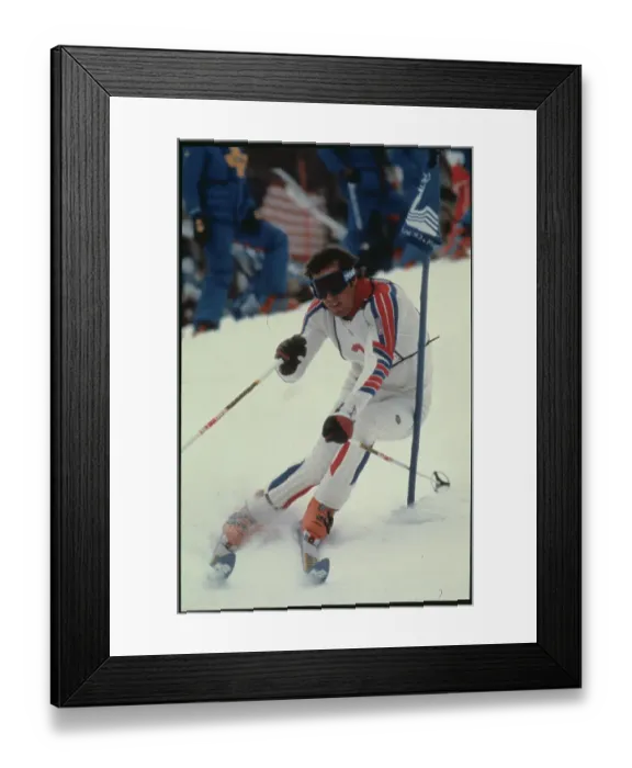 Framed Print : Phil Mahre Skiing Downhill Framed Print : Phil Mahre Skiing Downhill