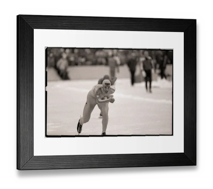 Framed Print : Eric Heiden Competing in Olympics Framed Print : Eric Heiden Competing in Olympics