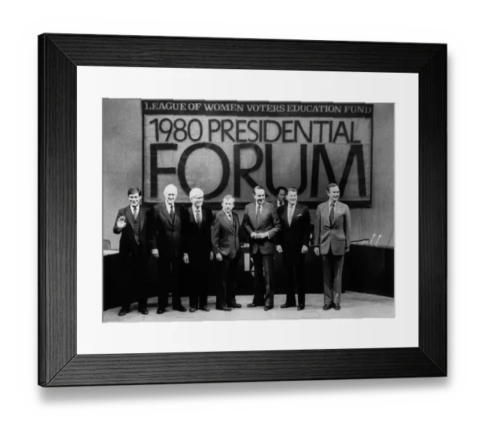 Framed Print : Ronald Reagan and Peers Posing Together Framed Print : Ronald Reagan and Peers Posing Together