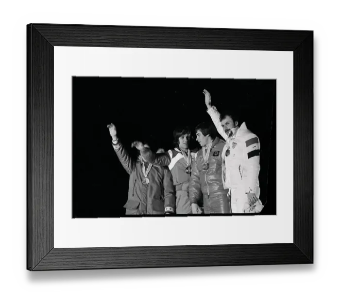 Framed Print : Men's Olympic Speedskating Winners Framed Print : Men's Olympic Speedskating Winners