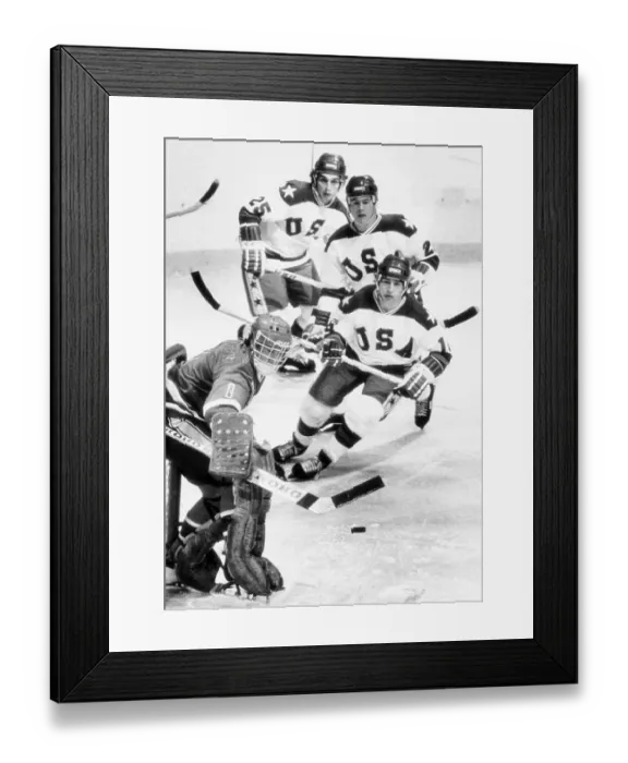 Framed Print : U.S. Olympic Hockey Team Framed Print : U.S. Olympic Hockey Team