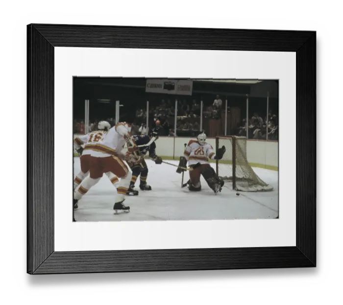 Framed Print : Jim Craig Blocking Goal Framed Print : Jim Craig Blocking Goal