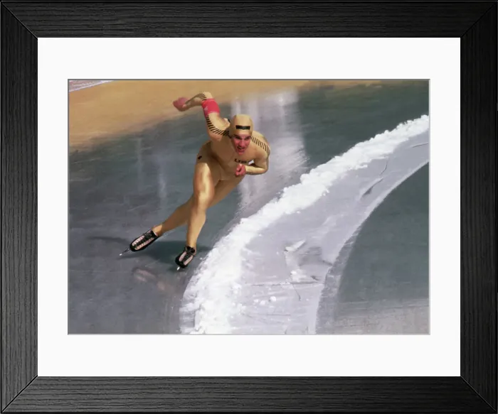 Framed Print : Eric Heiden Speed Skating Framed Print : Eric Heiden Speed Skating