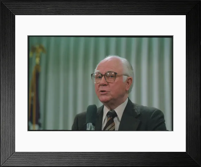 Framed Print : Representative John M. Murphy Speaking at Microphones Framed Print : Representative John M. Murphy Speaking at Microphones