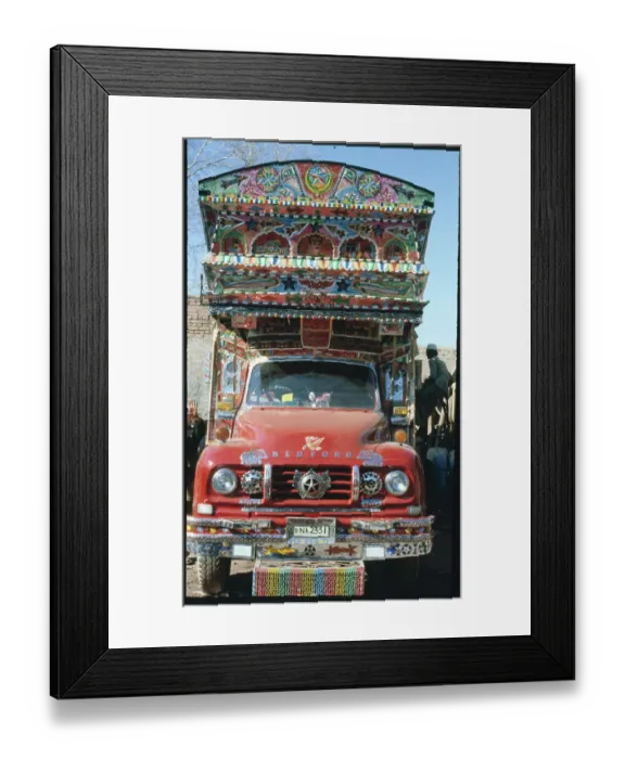 Framed Print : Colorful Truck Framed Print : Colorful Truck
