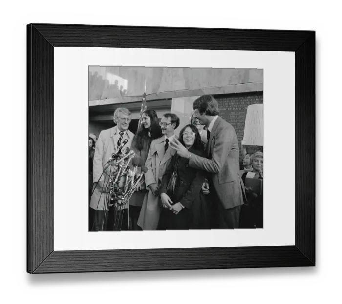 Framed Print : American Hostages Receiving Welcome Home Framed Print : American Hostages Receiving Welcome Home