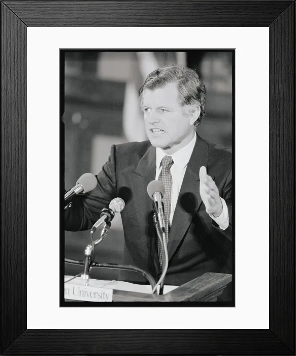 Framed Print : Edward Kennedy Giving a Speech Framed Print : Edward Kennedy Giving a Speech