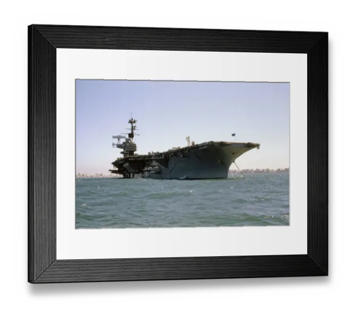 Framed Print : USS Forestal Framed Print : USS Forestal