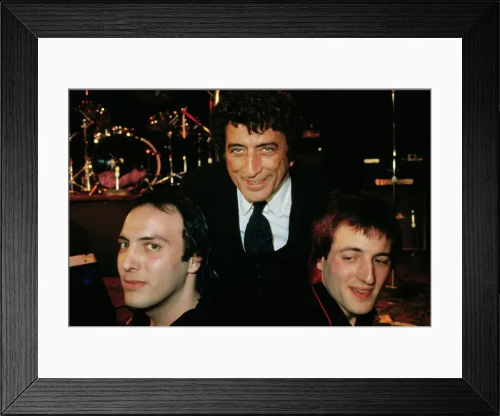 Framed Print : Tony Bennett Posing with Sons Framed Print : Tony Bennett Posing with Sons