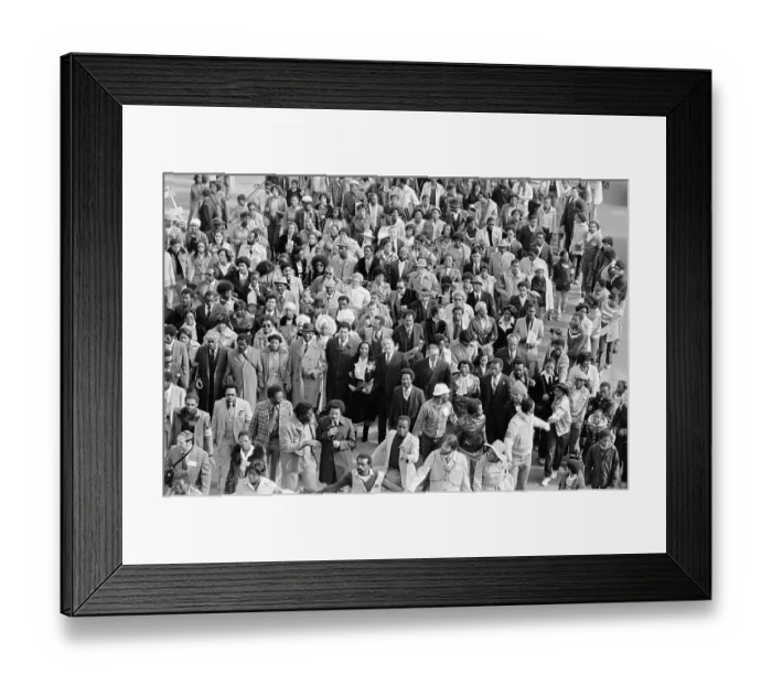 Framed Print : March From Martin Luther King's Crypt Framed Print : March From Martin Luther King's Crypt