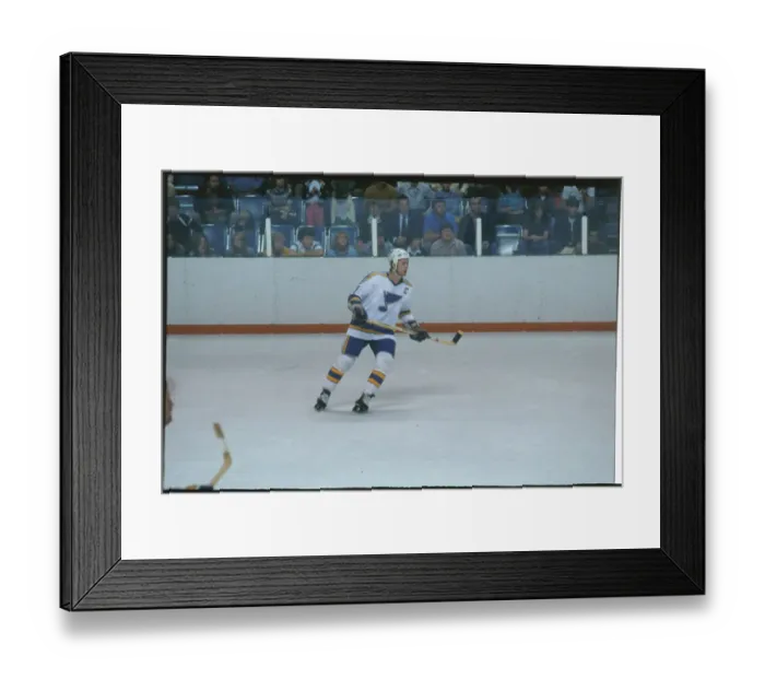 Framed Print : Brian Sutter During Game Framed Print : Brian Sutter During Game