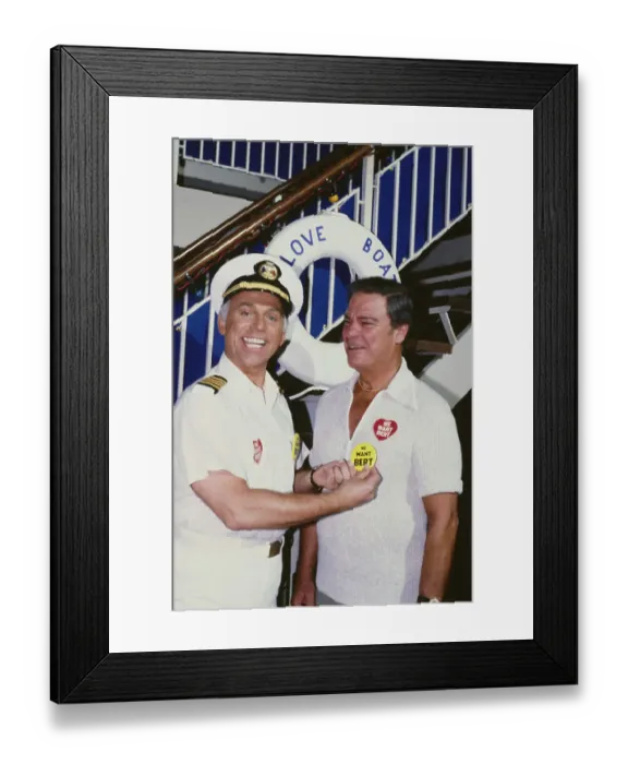 Framed Print : Gavin MacLeod And Bert Parks Framed Print : Gavin MacLeod And Bert Parks