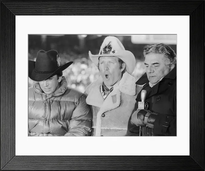 Framed Print : Terry Bradshaw and Jimmy The Greek Snyder Framed Print : Terry Bradshaw and Jimmy The Greek Snyder