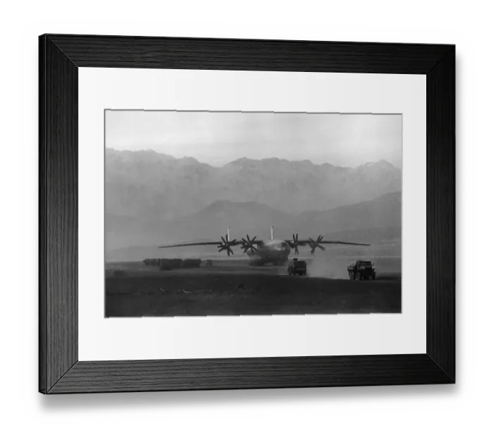 Framed Print : Russian Military Transport Plane on Runway Framed Print : Russian Military Transport Plane on Runway